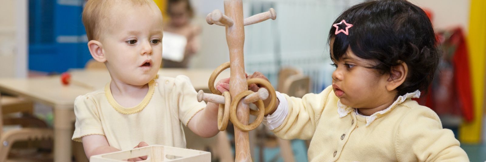 children wooden rings